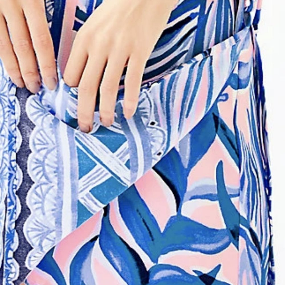 Lilly Pulitzer Donna Romper Pink Tropics Tint Sizes 00  or 2 - $178 - Picture 4 of 9